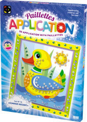 Kit de bricolage "Canard &agrave; paillettes"